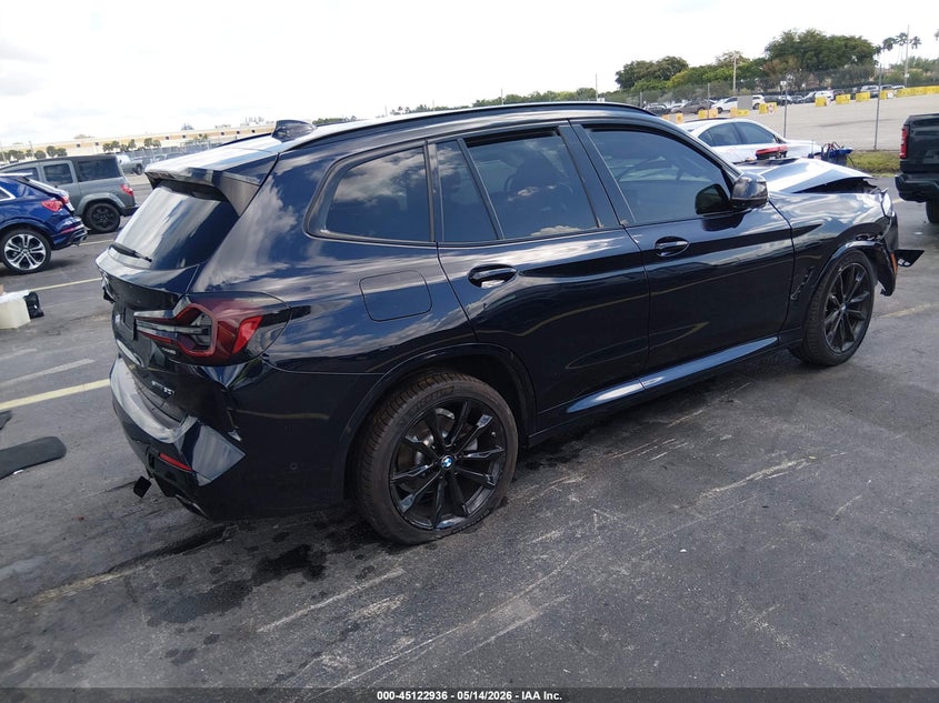 2024 BMW X3 VIN 5UX43DP07R9V36795 IAAI salvage auction — FRONT END, Rebuildable (Florida), sold $7,550 on 2026-07-09 (photo 4)