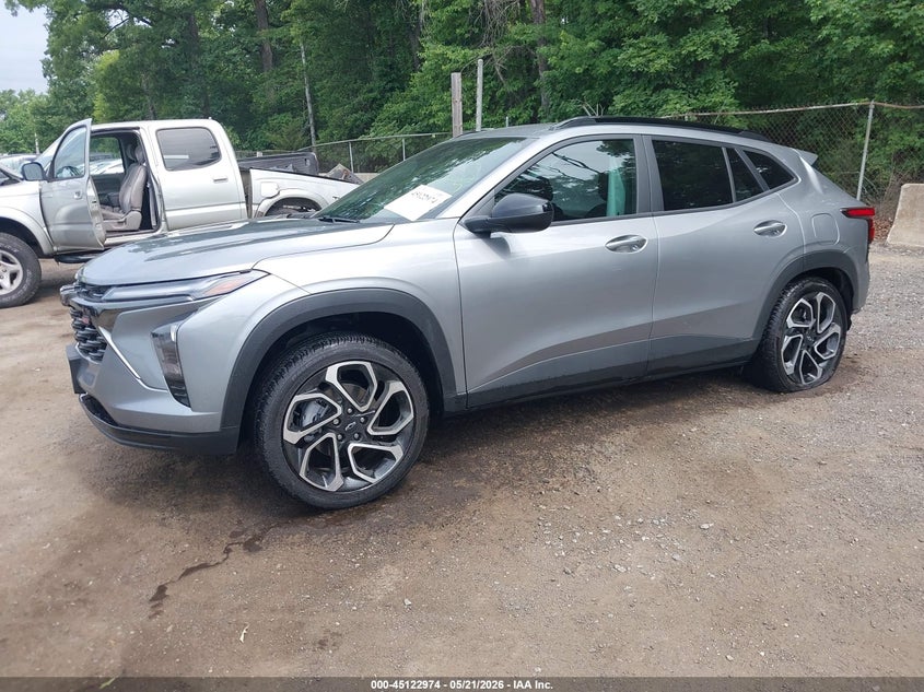 2025 Chevrolet Trax VIN KL77LJEP4SC330580 IAAI salvage auction — RIGHT SIDE, Salvage - Greater Than 75% (Maryland), sold $5,100 on 2026-07-22 (photo 2)