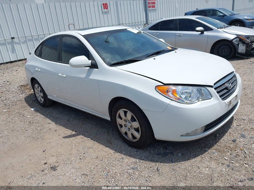 2007 Hyundai Elantra VIN KMHDU46D27U076714 IAAI salvage auction — REAR END, Original (Texas), sold $400 on 2026-07-29 (photo 1)
