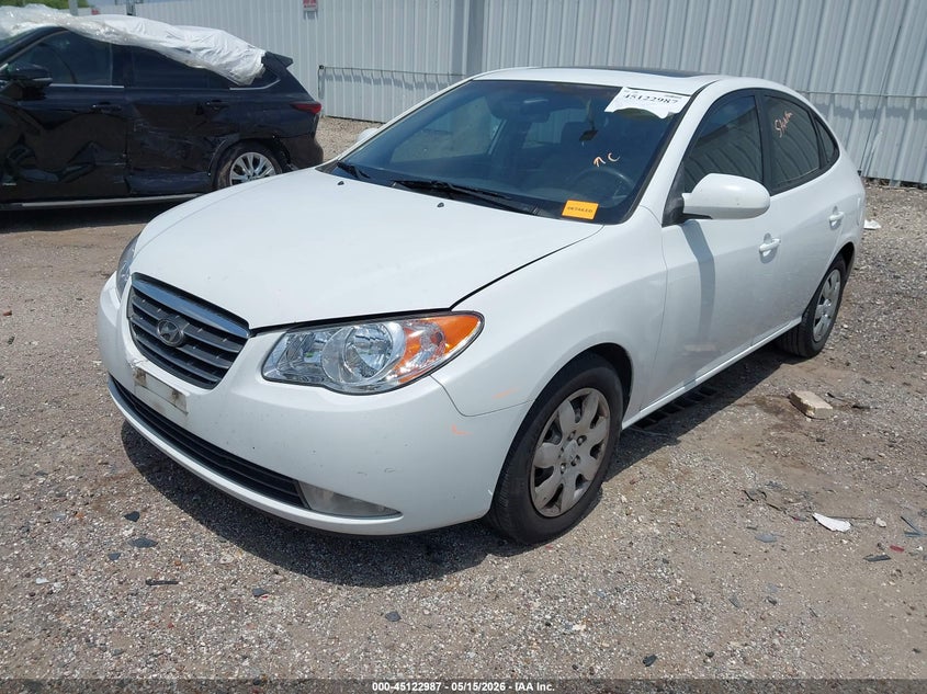 2007 Hyundai Elantra VIN KMHDU46D27U076714 IAAI salvage auction — REAR END, Original (Texas), sold $400 on 2026-07-29 (photo 2)
