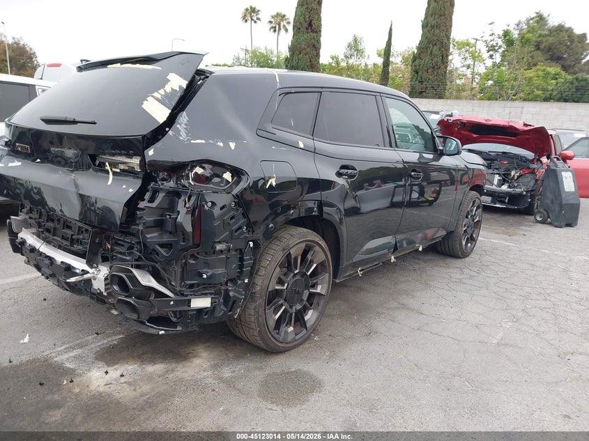 2023 BMW Xm VIN 5YM23CS02P9S32496 IAAI salvage auction — FRONT & REAR, Salvage (California), sold $59,750 on 2026-07-23 (photo 4)