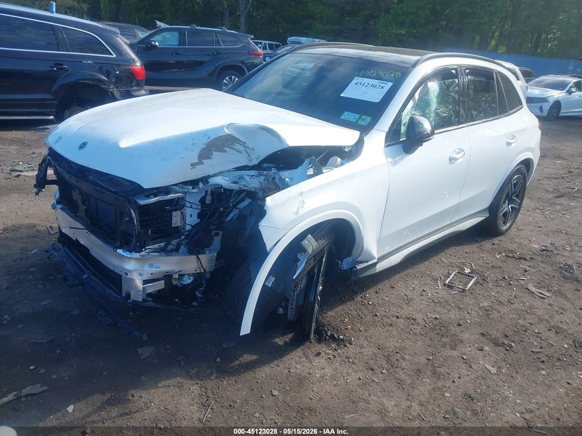 2026 Mercedes-benz Glc VIN W1NKM4HB7TU122516 IAAI salvage auction — FRONT END, Mv-907A (New York), sold $14,400 on 2026-07-14 (photo 2)