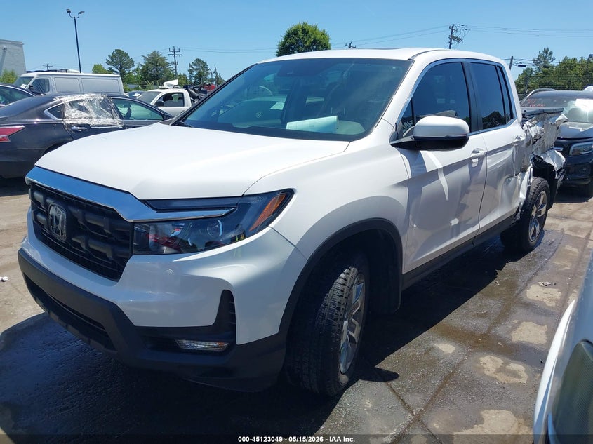 2025 Honda Ridgeline VIN 5FPYK3F50SB023954 IAAI salvage auction — SIDE, Salvage (North Carolina), sold $10,400 on 2026-07-31 (photo 2)