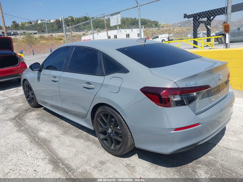 2025 Honda Civic VIN 2HGFE2F51SH541214 IAAI salvage auction — THEFT, Salvage Title, sold $18,100 on 2026-08-22 (photo 3)