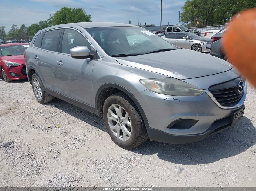2013 Mazda Cx-9 VIN JM3TB2CV4D0412929 IAAI salvage auction — HAIL, Clear (Missouri), sold $275 on 2026-07-13 (photo 1)