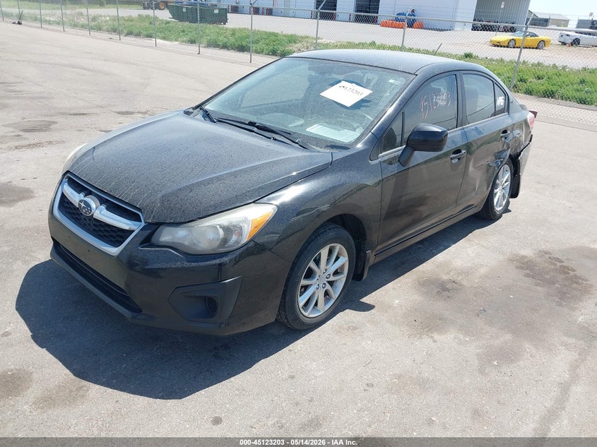 2014 Subaru Impreza VIN JF1GJAC65EH004190 IAAI salvage auction — REAR END, Prior Salvage (Minnesota), sold $950 on 2026-08-31 (photo 2)