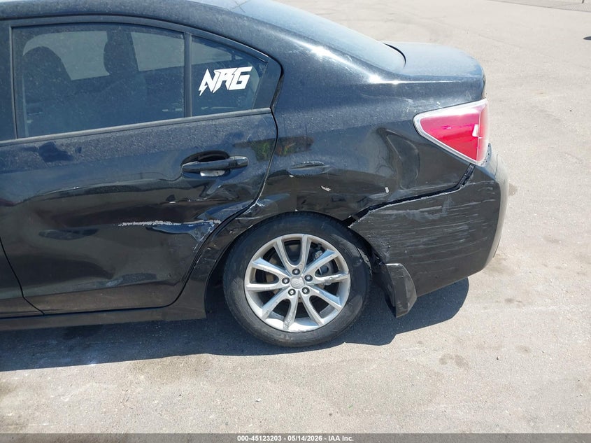 2014 Subaru Impreza VIN JF1GJAC65EH004190 IAAI salvage auction — REAR END, Prior Salvage (Minnesota), sold $950 on 2026-08-31 (photo 6)