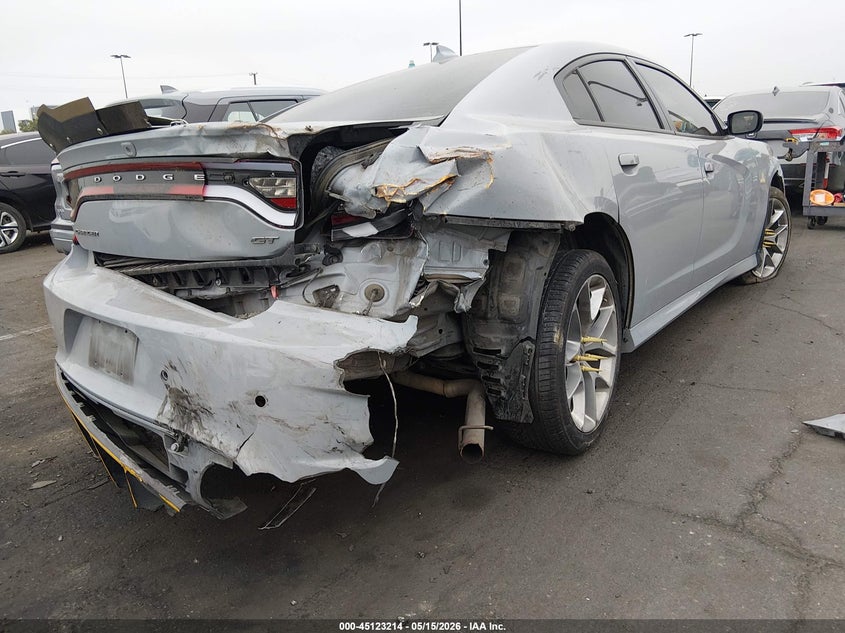 2020 Dodge Charger VIN 2C3CDXHG5LH212327 IAAI salvage auction — REAR END, Salvage Certificate (California), sold $2,450 on 2026-08-02 (photo 4)