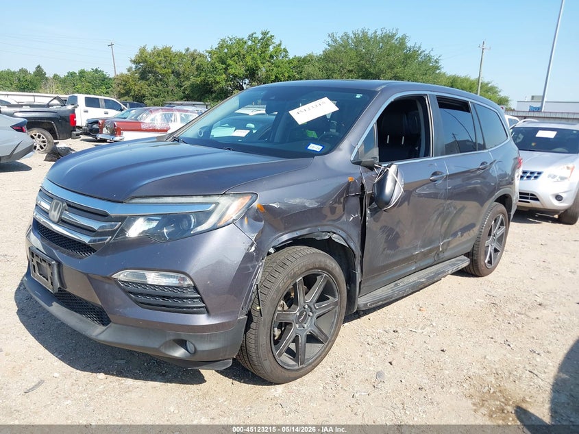 2017 Honda Pilot VIN 5FNYF5H68HB036345 IAAI salvage auction — LEFT SIDE, Original (Texas), sold $4,550 on 2026-07-09 (photo 2)