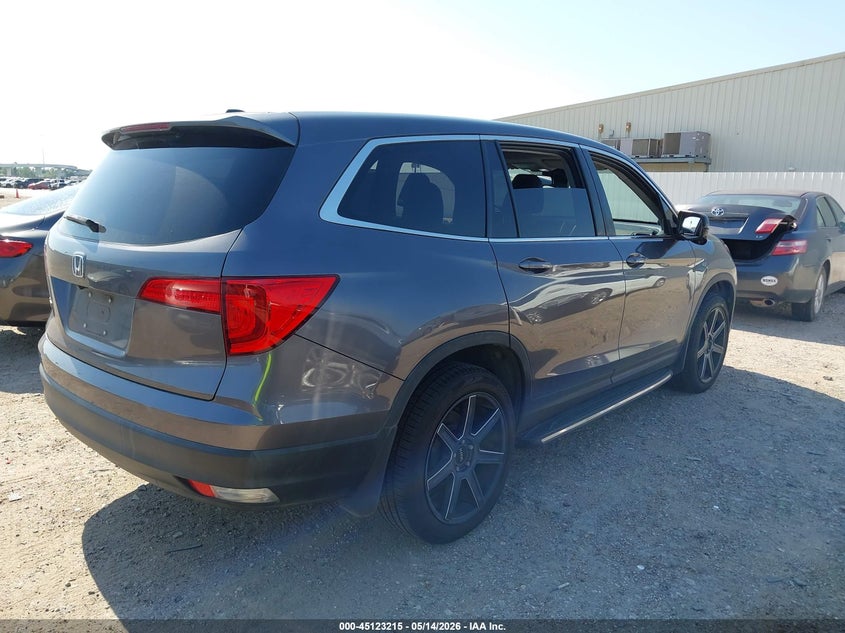 2017 Honda Pilot VIN 5FNYF5H68HB036345 IAAI salvage auction — LEFT SIDE, Original (Texas), sold $4,550 on 2026-07-09 (photo 4)
