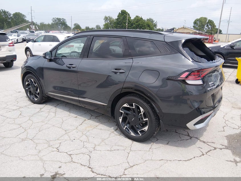 2024 Kia Sportage VIN 5XYK53DF6RG221846 IAAI salvage auction — HAIL, Clear (Missouri), sold $4,550 on 2026-07-06 (photo 3)