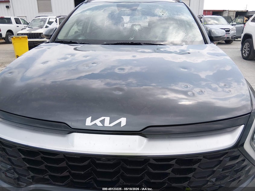 2024 Kia Sportage VIN 5XYK53DF6RG221846 IAAI salvage auction — HAIL, Clear (Missouri), sold $4,550 on 2026-07-06 (photo 6)