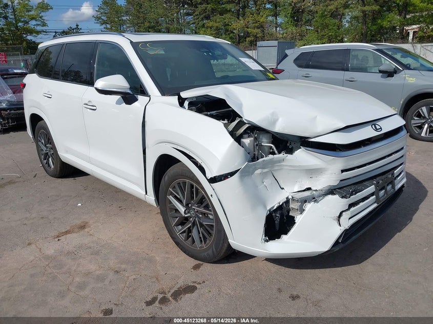 2026 Lexus Tx VIN 5TDAAAB66TS060214 IAAI salvage auction — FRONT END, Mv-907A (New York), sold $30,850 on 2026-07-07 (photo 1)