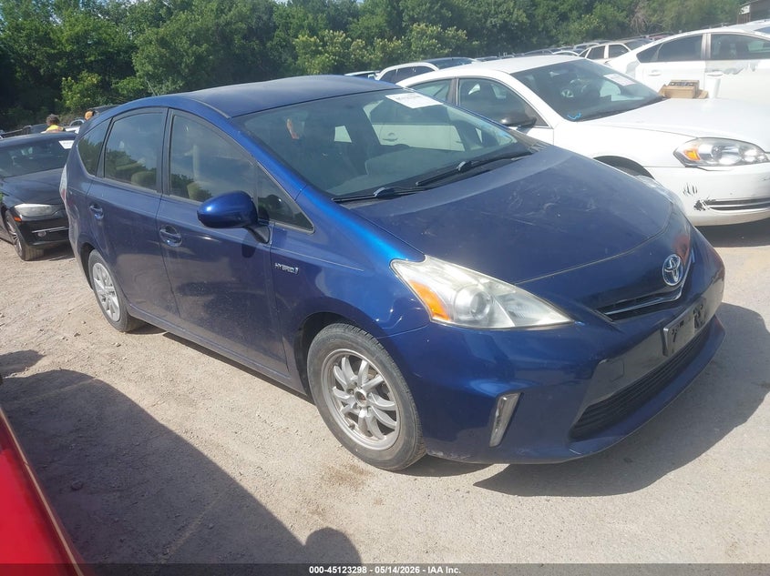 2012 Toyota Prius v VIN JTDZN3EU8C3147420 IAAI salvage auction — NORMAL WEAR, Original (Texas), sold $1,650 on 2026-07-13 (photo 1)