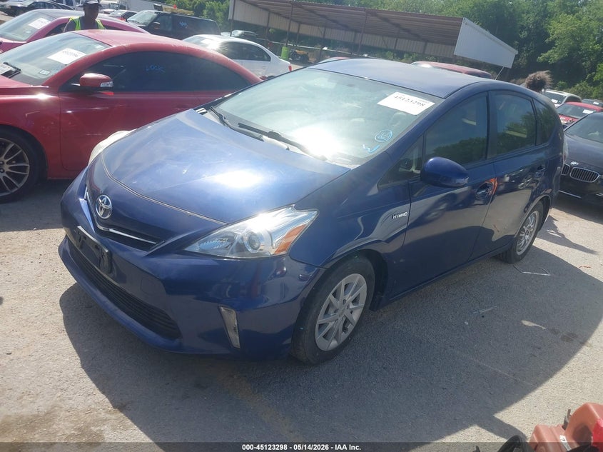 2012 Toyota Prius v VIN JTDZN3EU8C3147420 IAAI salvage auction — NORMAL WEAR, Original (Texas), sold $1,650 on 2026-07-13 (photo 2)