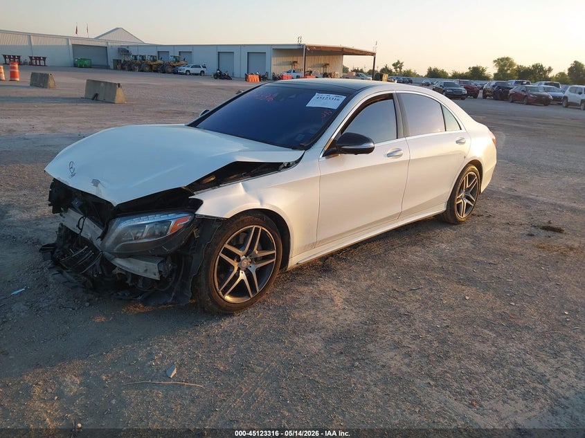 2015 Mercedes-benz S-klasse VIN WDDUG8FB9FA090035 IAAI salvage auction — FRONT END, Salvage (Idaho), sold $4,050 on 2026-07-10 (photo 2)