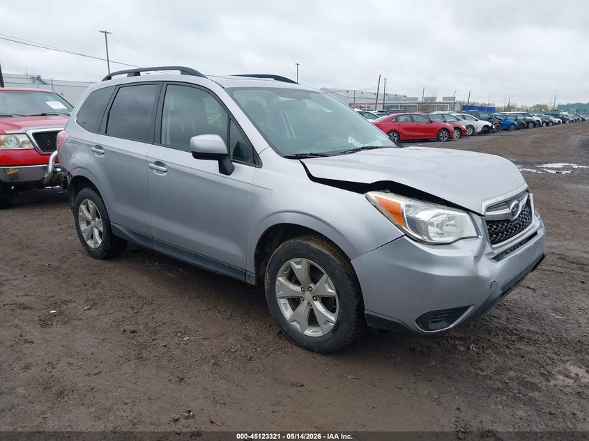 2016 Subaru Forester VIN JF2SJADC2GH538678 IAAI salvage auction — FRONT END, Mv-907A (New York), sold $450 on 2026-07-15 (photo 1)