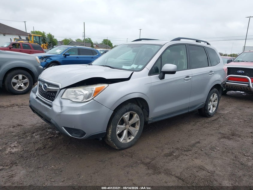 2016 Subaru Forester VIN JF2SJADC2GH538678 IAAI salvage auction — FRONT END, Mv-907A (New York), sold $450 on 2026-07-15 (photo 2)