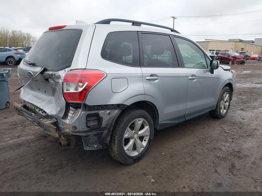 2016 Subaru Forester VIN JF2SJADC2GH538678 IAAI salvage auction — FRONT END, Mv-907A (New York), sold $450 on 2026-07-15 (photo 4)