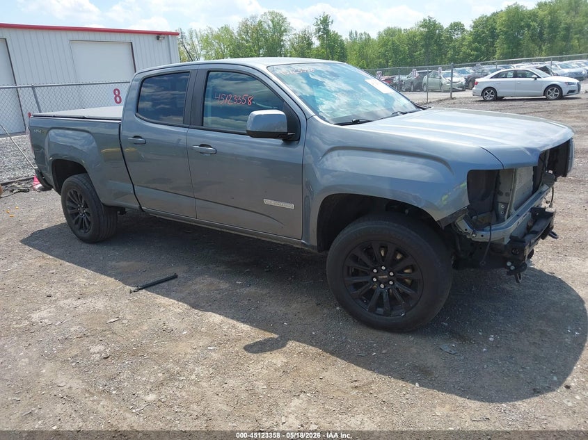 2022 Gmc Canyon VIN 1GTG6CEN6N1250704 IAAI salvage auction — FRONT END, Mv-907A (New York), sold $4,600 on 2026-07-25 (photo 1)