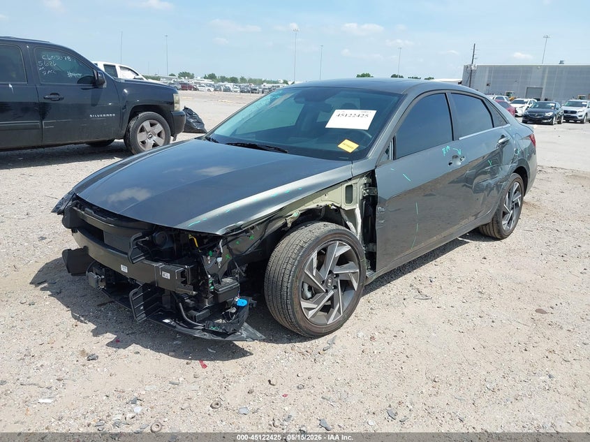 2025 Hyundai Elantra VIN KMHLP4DG3SU073667 IAAI salvage auction — LEFT SIDE, Original (Texas), sold $6,700 on 2026-07-30 (photo 6)