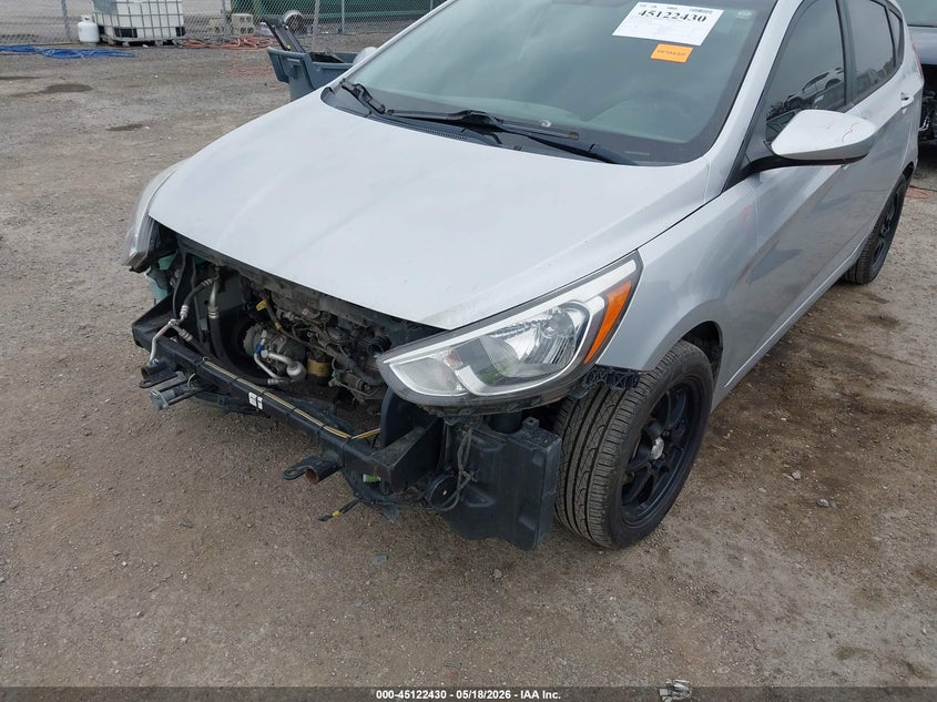 2015 Hyundai Accent VIN KMHCT5AE2FU212584 IAAI salvage auction — FRONT END, Clear (Oklahoma), sold $225 on 2026-07-28 (photo 6)