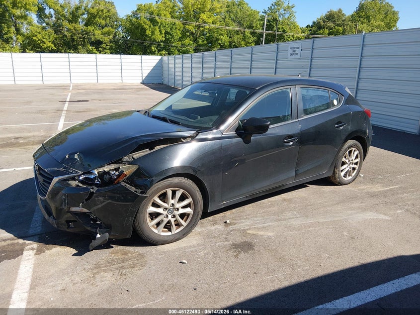 2014 Mazda 3 VIN JM1BM1L7XE1209890 IAAI salvage auction — LEFT FRONT, Clear (Tennessee), sold $25 on 2026-07-31 (photo 2)