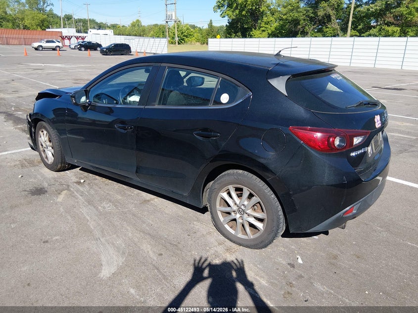 2014 Mazda 3 VIN JM1BM1L7XE1209890 IAAI salvage auction — LEFT FRONT, Clear (Tennessee), sold $25 on 2026-07-31 (photo 3)