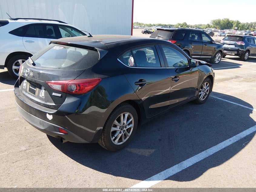 2014 Mazda 3 VIN JM1BM1L7XE1209890 IAAI salvage auction — LEFT FRONT, Clear (Tennessee), sold $25 on 2026-07-31 (photo 4)