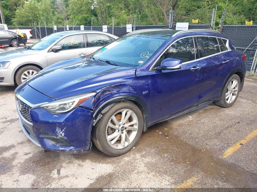 2019 Infiniti Qx30 VIN SJKCH5CPXKA007723 IAAI salvage auction — LEFT FRONT, Salvage (Missouri), sold $1,950 on 2026-07-29 (photo 2)