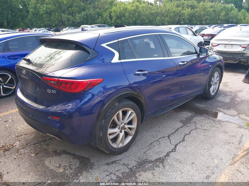 2019 Infiniti Qx30 VIN SJKCH5CPXKA007723 IAAI salvage auction — LEFT FRONT, Salvage (Missouri), sold $1,950 on 2026-07-29 (photo 4)