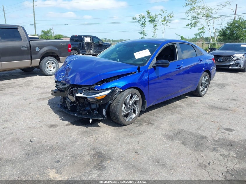 2025 Hyundai Elantra VIN KMHLM4DG7SU031544 IAAI salvage auction — FRONT END, Rebuildable (Florida), sold $25 on 2026-07-28 (photo 2)