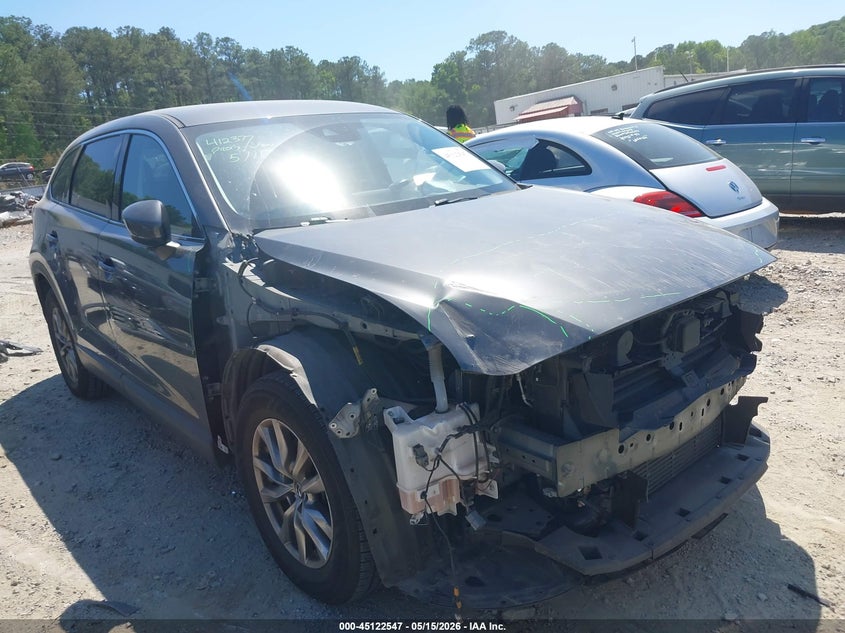 2018 Mazda Cx-9 VIN JM3TCBCY1J0205112 IAAI salvage auction — FRONT END, Salvage (Georgia), sold $4,150 on 2026-07-14 (photo 1)