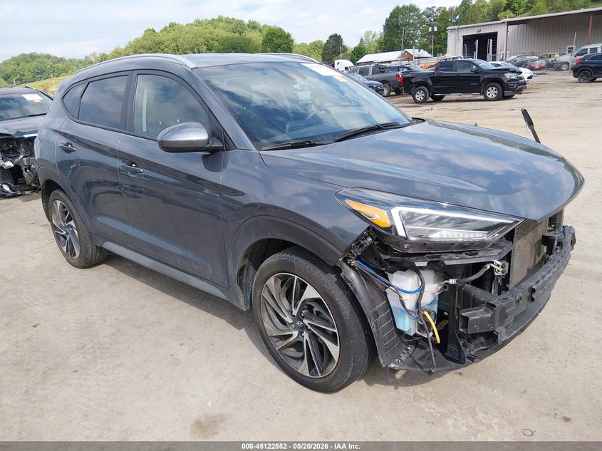 2019 Hyundai Tucson VIN KM8J3CAL8KU015505 IAAI salvage auction — FRONT & REAR, Salvage (West Virginia), sold $5,000 on 2026-07-09 (photo 1)