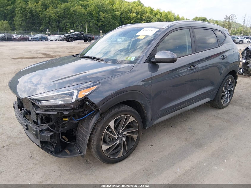 2019 Hyundai Tucson VIN KM8J3CAL8KU015505 IAAI salvage auction — FRONT & REAR, Salvage (West Virginia), sold $5,000 on 2026-07-09 (photo 2)