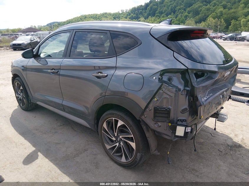 2019 Hyundai Tucson VIN KM8J3CAL8KU015505 IAAI salvage auction — FRONT & REAR, Salvage (West Virginia), sold $5,000 on 2026-07-09 (photo 3)
