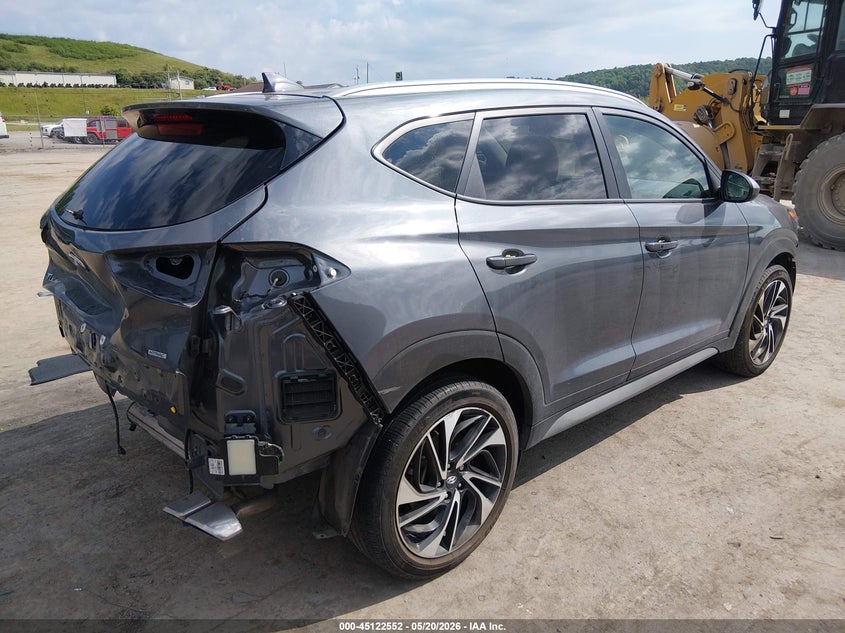 2019 Hyundai Tucson VIN KM8J3CAL8KU015505 IAAI salvage auction — FRONT & REAR, Salvage (West Virginia), sold $5,000 on 2026-07-09 (photo 4)