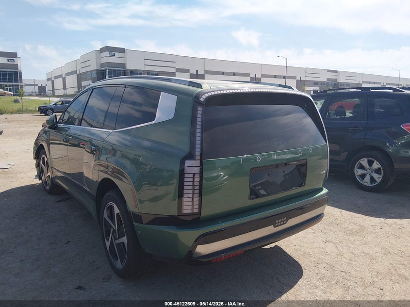 2026 Hyundai Ioniq 9 VIN 7YAMYFS58TY004558 IAAI salvage auction — FRONT END, Salvage Title, sold $12,250 on 2026-08-27 (photo 3)