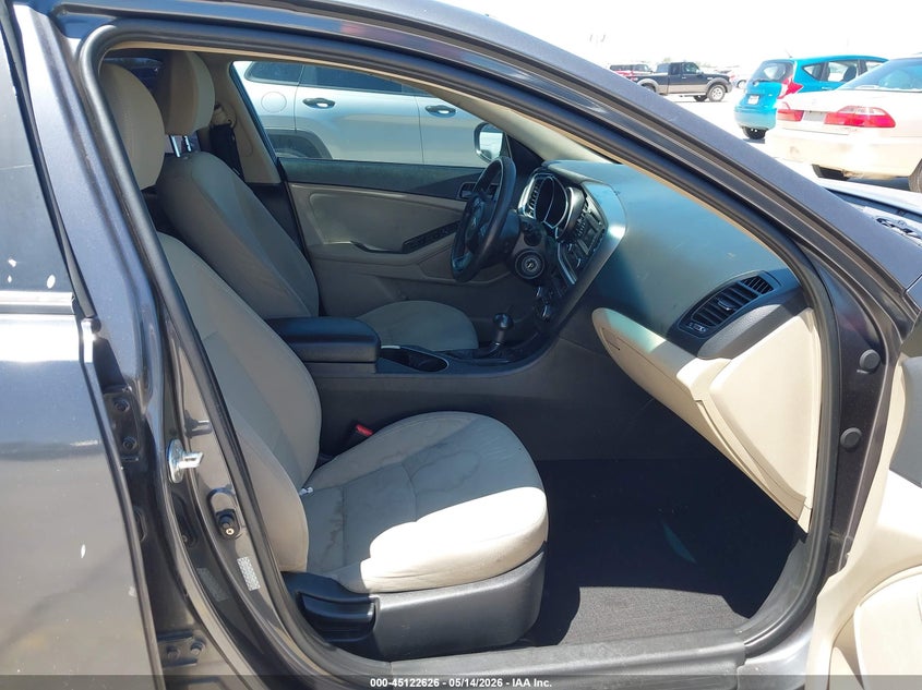 2015 Kia Optima VIN KNAGM4A74F5628805 IAAI salvage auction — FRONT END, Original (Texas), sold $900 on 2026-07-13 (photo 5)
