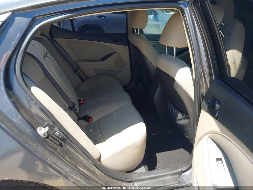 2015 Kia Optima VIN KNAGM4A74F5628805 IAAI salvage auction — FRONT END, Original (Texas), sold $900 on 2026-07-13 (photo 8)