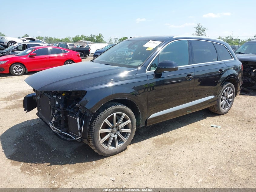 2018 Audi Q7 VIN WA1VAAF72JD020266 IAAI salvage auction — FRONT END, Salvage (Kentucky), sold $6,250 on 2026-07-09 (photo 2)