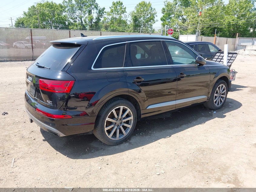 2018 Audi Q7 VIN WA1VAAF72JD020266 IAAI salvage auction — FRONT END, Salvage (Kentucky), sold $6,250 on 2026-07-09 (photo 4)