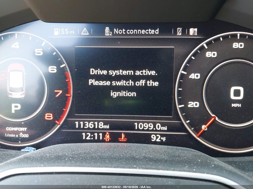 2018 Audi Q7 VIN WA1VAAF72JD020266 IAAI salvage auction — FRONT END, Salvage (Kentucky), sold $6,250 on 2026-07-09 (photo 7)