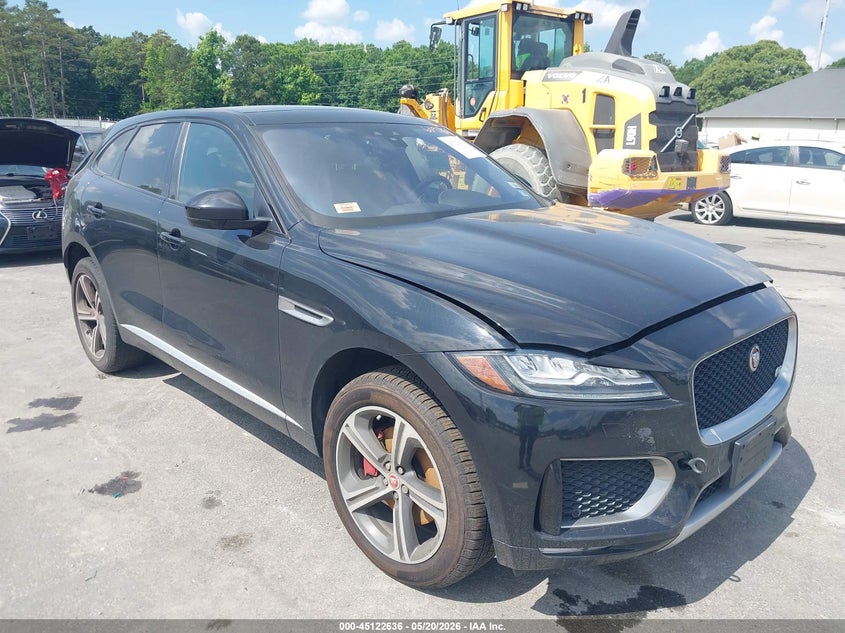 2019 Jaguar F-pace VIN SADCM2FV6KA609188 IAAI salvage auction — NORMAL WEAR, Clear (District Of Columbia), sold $5,050 on 2026-07-15 (photo 1)