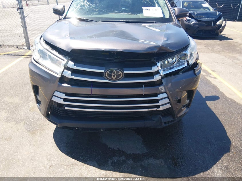 2019 Toyota Highlander VIN 5TDKZRFH4KS561933 IAAI salvage auction — FRONT END, Salvage (South Carolina), sold $12,575 on 2026-07-08 (photo 6)