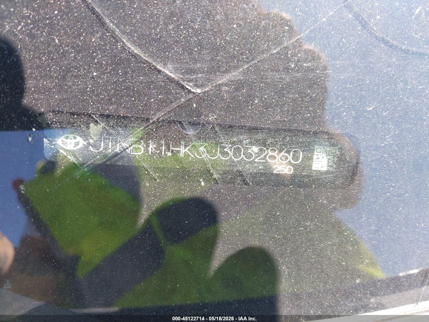 2018 Toyota Camry VIN JTNB11HK3J3032860 IAAI salvage auction — ALL OVER, Salvage (Massachusetts), sold $600 on 2026-07-18 (photo 9)