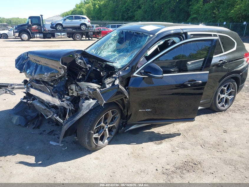 2017 BMW X1 VIN WBXHT3Z34H4A53545 IAAI salvage auction — FRONT END, Salvage - Greater Than 75% (Maryland), sold $575 on 2026-07-21 (photo 2)