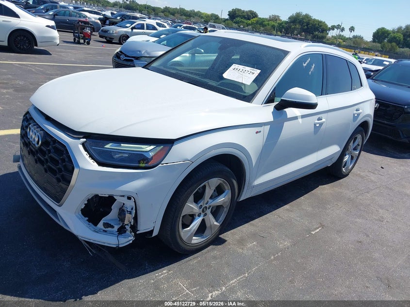 2023 Audi Q5 VIN WA1EAAFY7P2031874 IAAI salvage auction — RIGHT FRONT, Rebuildable (Florida), sold $17,500 on 2026-08-02 (photo 2)