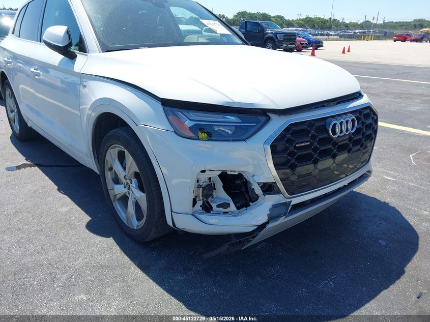 2023 Audi Q5 VIN WA1EAAFY7P2031874 IAAI salvage auction — RIGHT FRONT, Rebuildable (Florida), sold $17,500 on 2026-08-02 (photo 6)