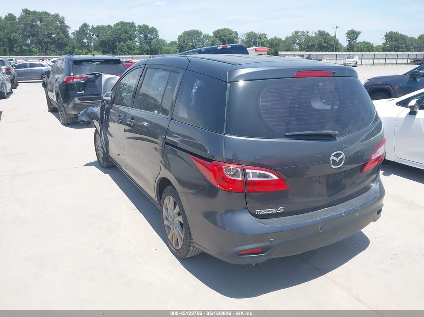 2014 Mazda 5 VIN JM1CW2BL0E0165889 IAAI salvage auction — FRONT END, Salvage (Texas), sold $100 on 2026-07-07 (photo 3)